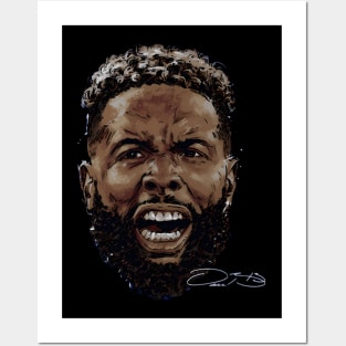 Odell Beckham Jr Los Angeles R Scream Posters and Art